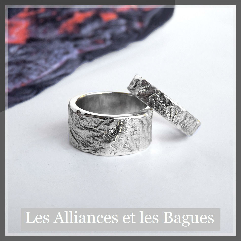 Alliance en argent réticulé et recyclé