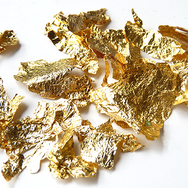 feuille d'or bijoux éthique